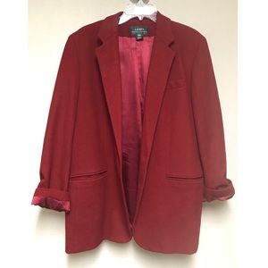 🌹Wine/Cranberry Blazer🌹